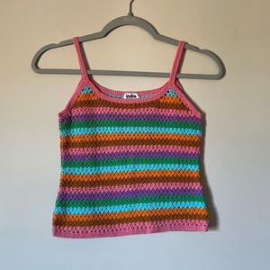 Colorful Knit Tank Top